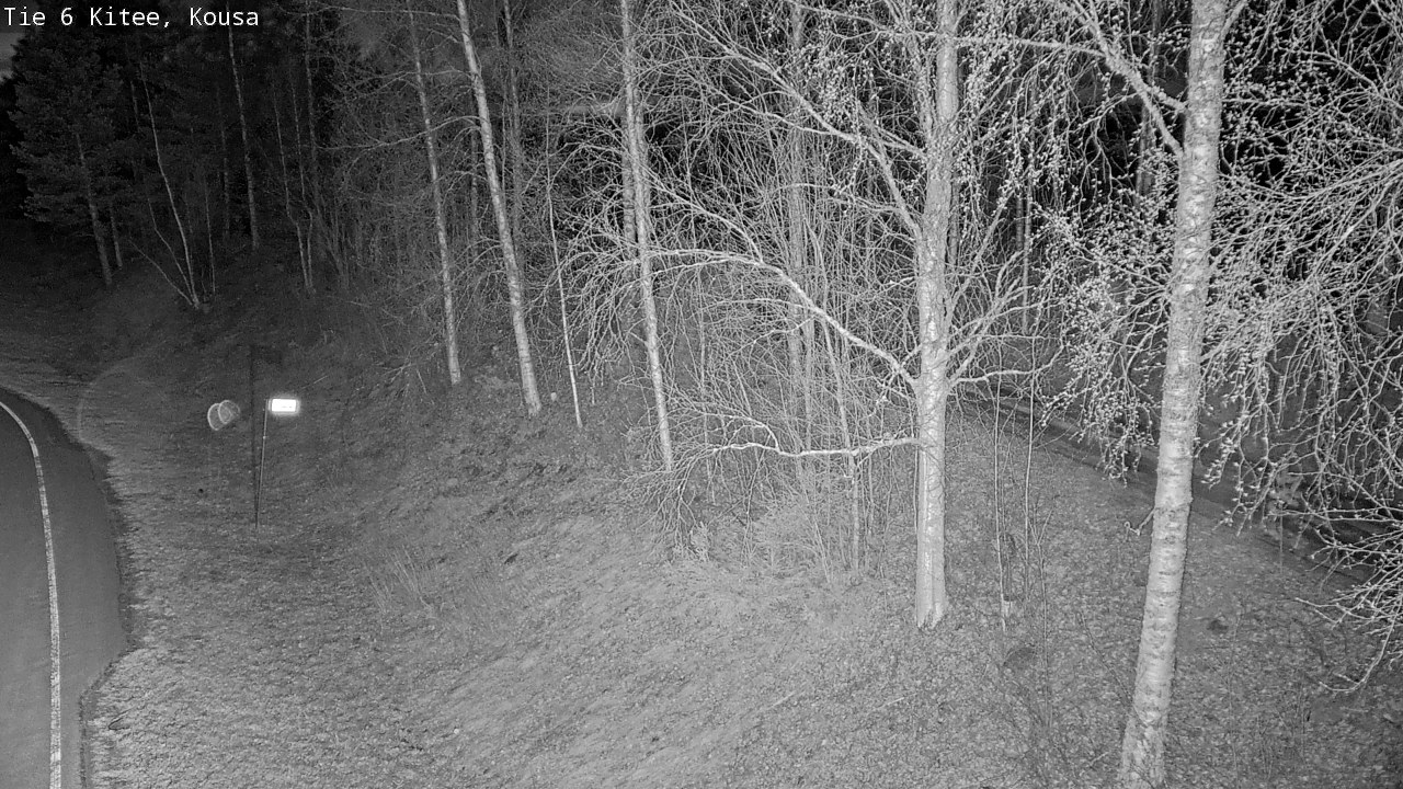 Weather Camera Image Väg 6, Kitee, Kousa, Kitee, Pohjois-Karjala
