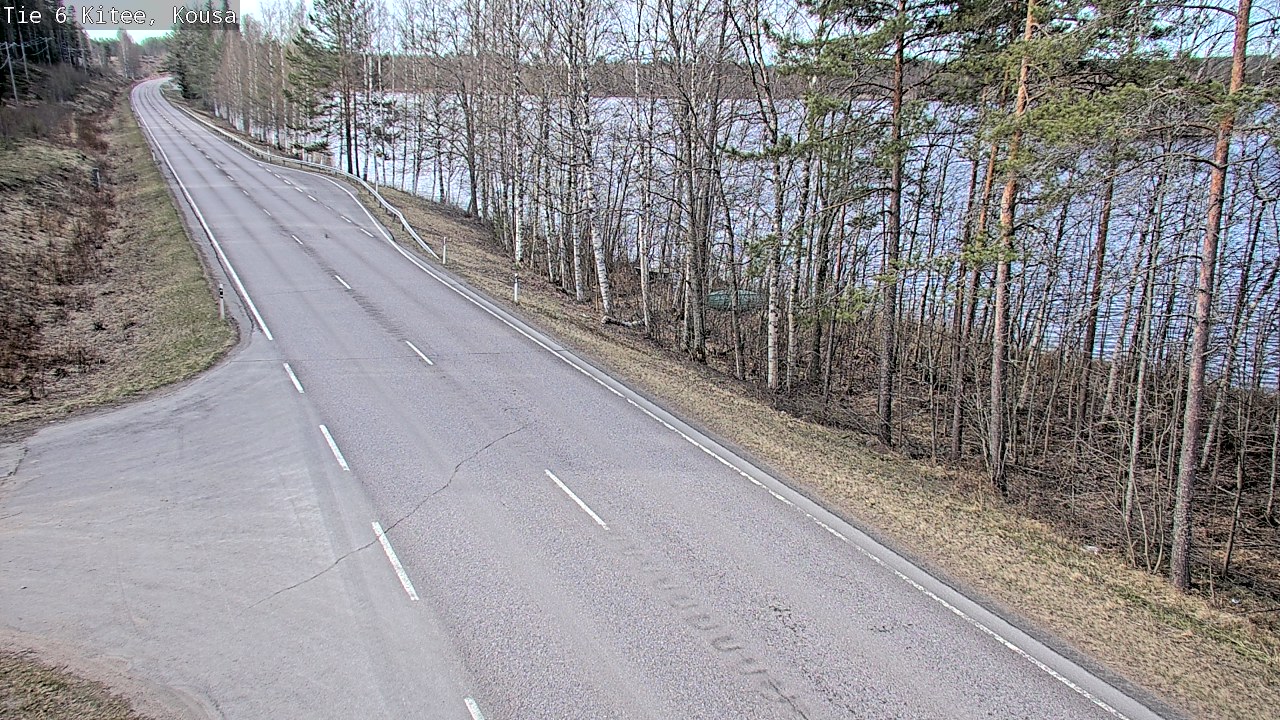 Weather Camera Image Väg 6, Kitee, Kousa, Kitee, Pohjois-Karjala