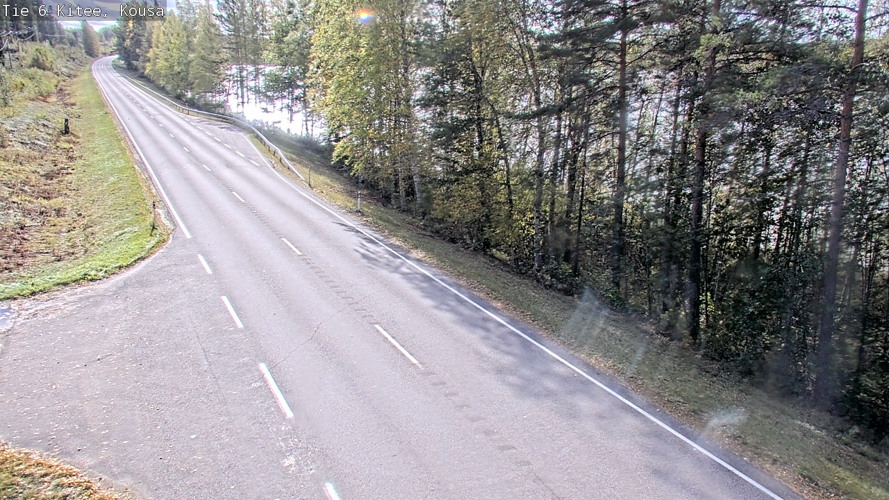 Weather Camera Image Road 6, Kitee, Kousa, Kitee, Pohjois-Karjala
