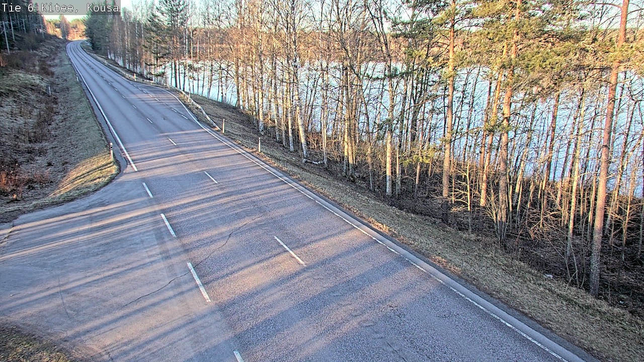 Weather Camera Image Väg 6, Kitee, Kousa, Kitee, Pohjois-Karjala