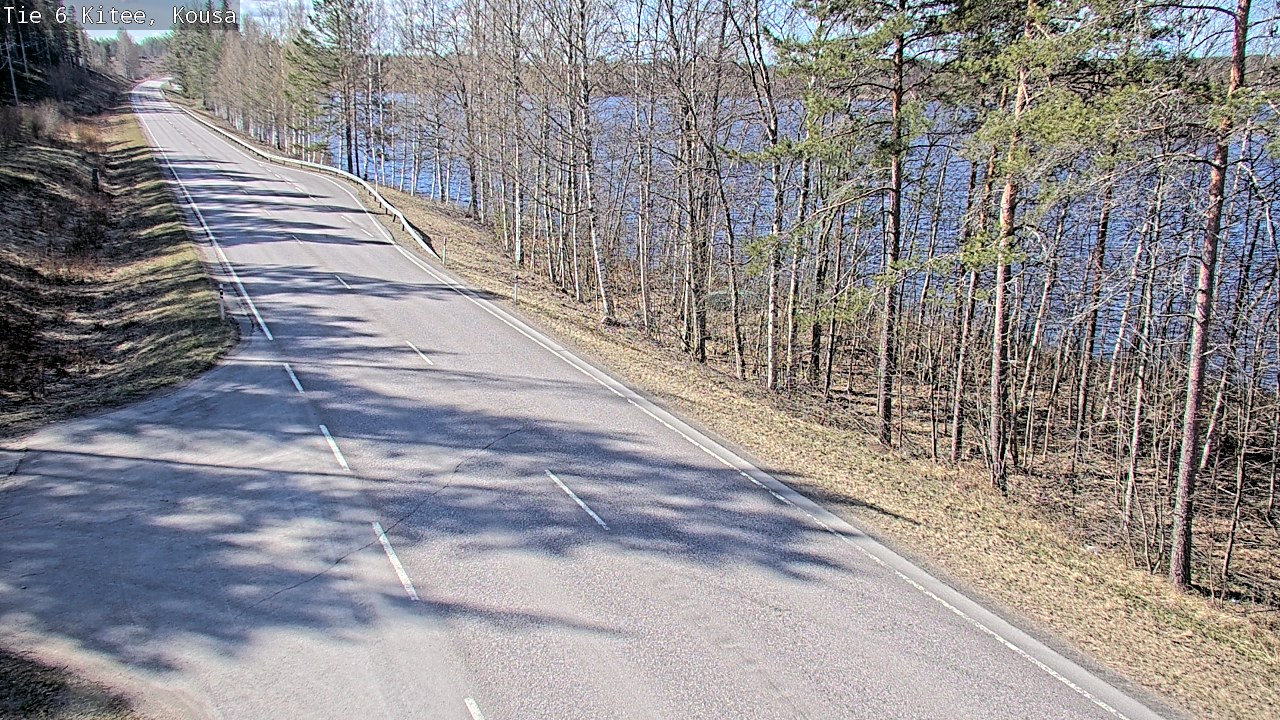 Weather Camera Image Väg 6, Kitee, Kousa, Kitee, Pohjois-Karjala