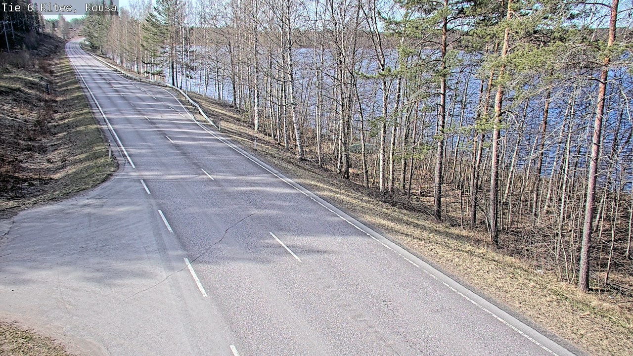 Weather Camera Image Väg 6, Kitee, Kousa, Kitee, Pohjois-Karjala