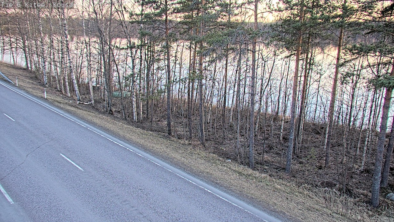 Weather Camera Image Väg 6, Kitee, Kousa, Kitee, Pohjois-Karjala