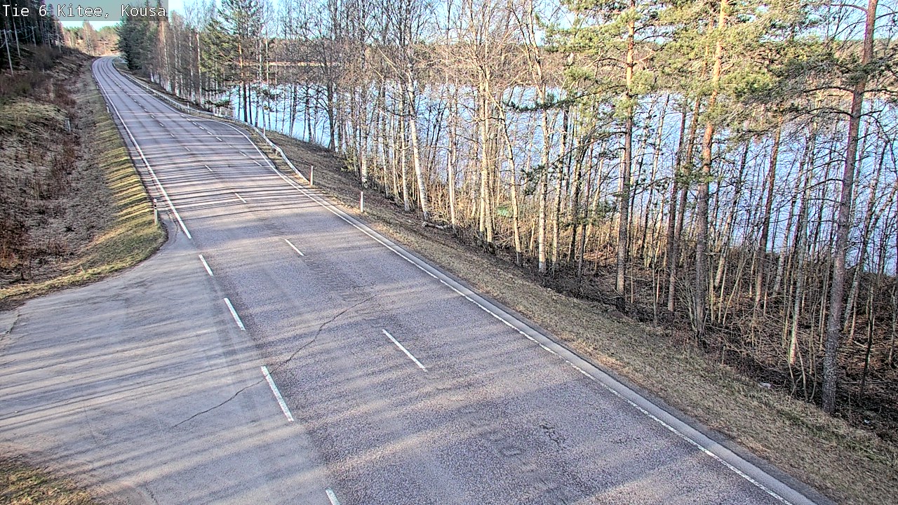 Weather Camera Image Väg 6, Kitee, Kousa, Kitee, Pohjois-Karjala