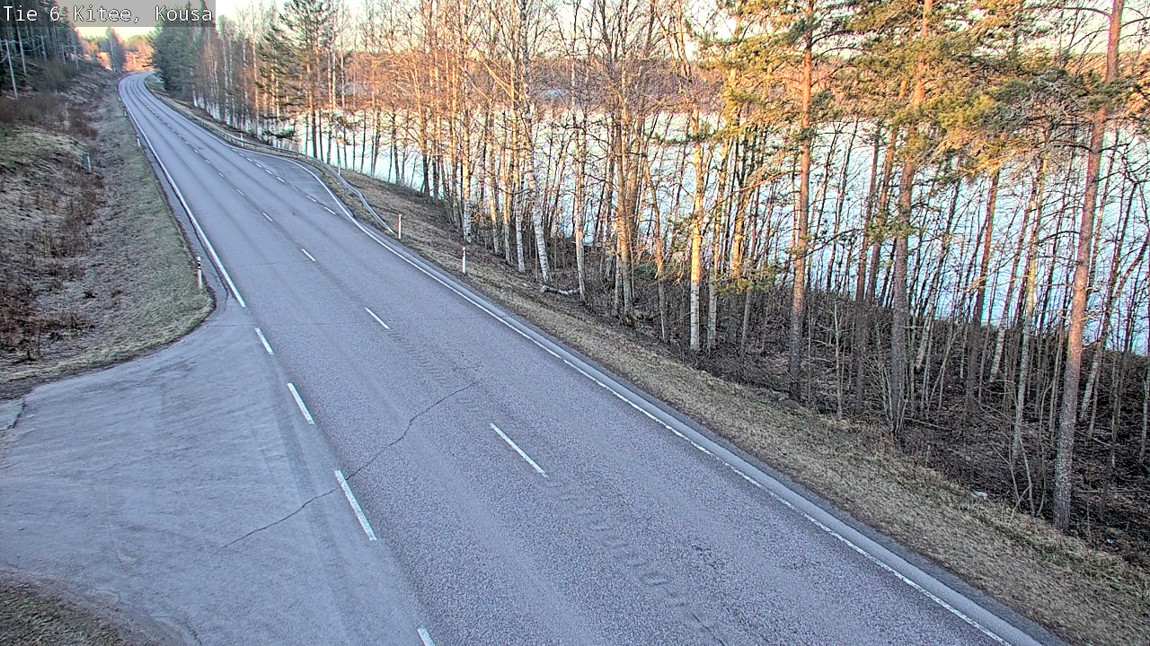 Weather Camera Image Väg 6, Kitee, Kousa, Kitee, Pohjois-Karjala