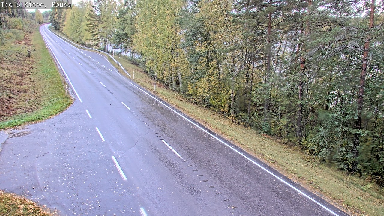Weather Camera Image Road 6, Kitee, Kousa, Kitee, Pohjois-Karjala