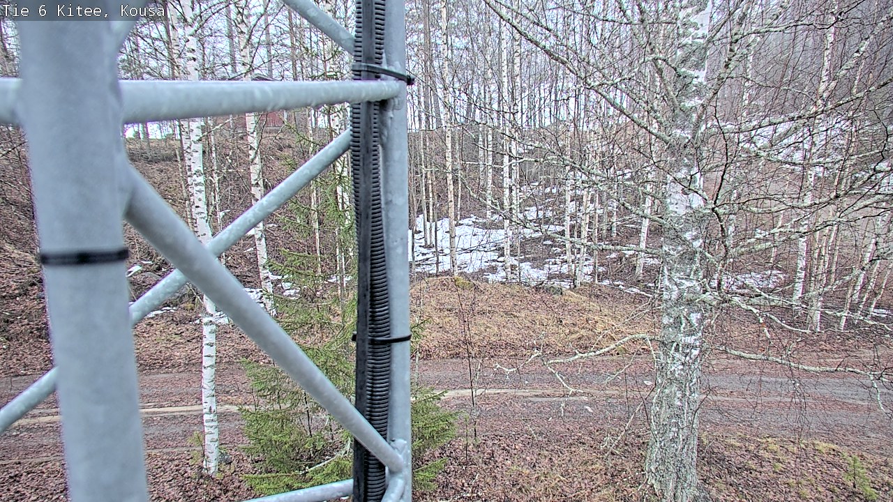 Weather Camera Image Road 6, Kitee, Kousa, Kitee, Pohjois-Karjala