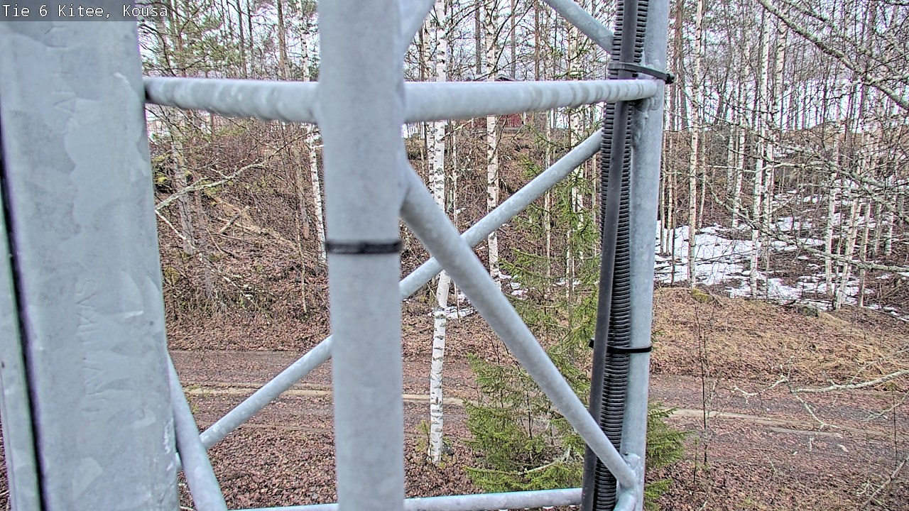 Weather Camera Image Road 6, Kitee, Kousa, Kitee, Pohjois-Karjala