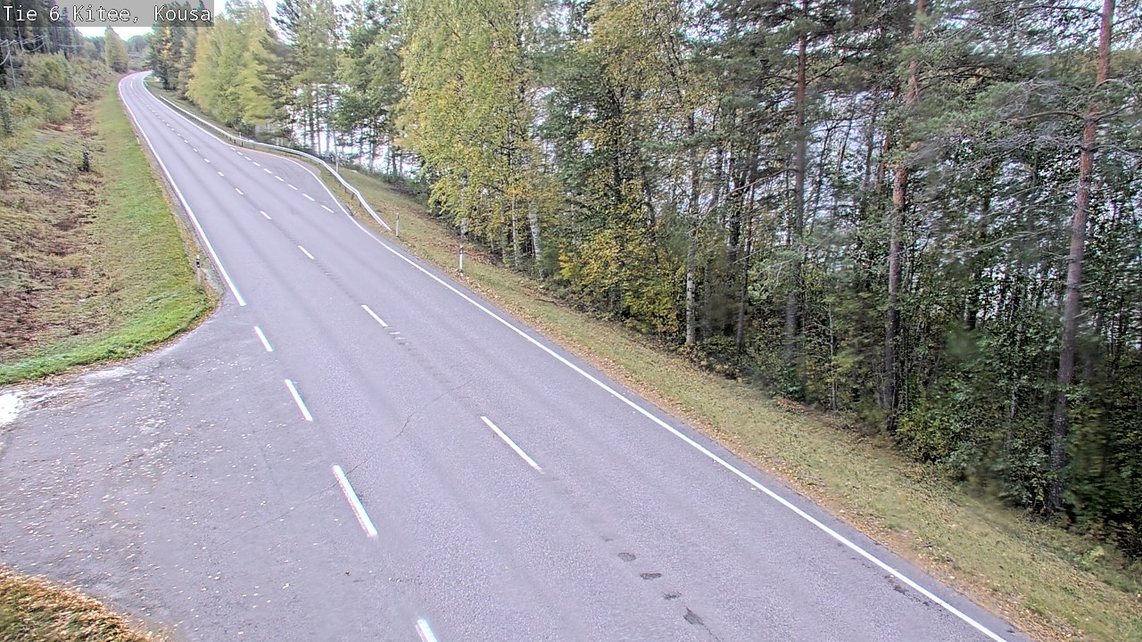 Weather Camera Image Road 6, Kitee, Kousa, Kitee, Pohjois-Karjala