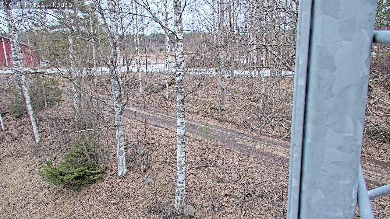 Weather Camera Image Road 6, Kitee, Kousa, Kitee, Pohjois-Karjala