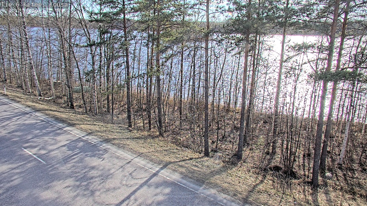 Weather Camera Image Väg 6, Kitee, Kousa, Kitee, Pohjois-Karjala