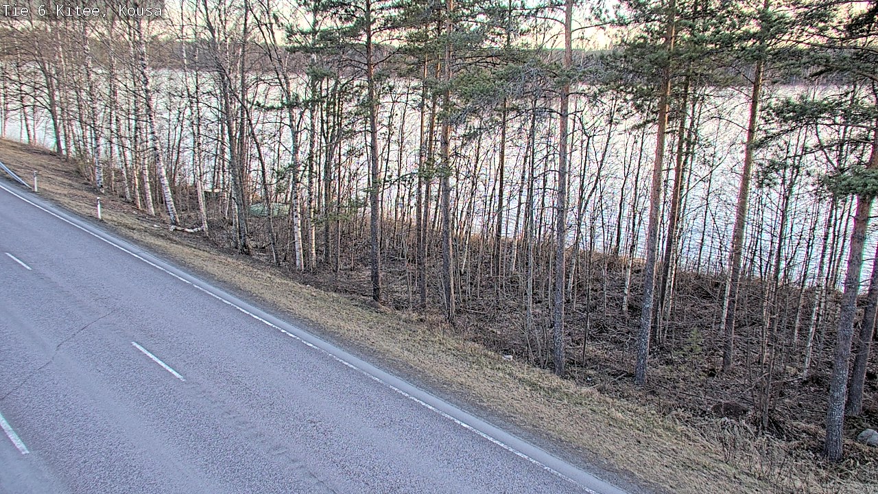 Weather Camera Image Väg 6, Kitee, Kousa, Kitee, Pohjois-Karjala