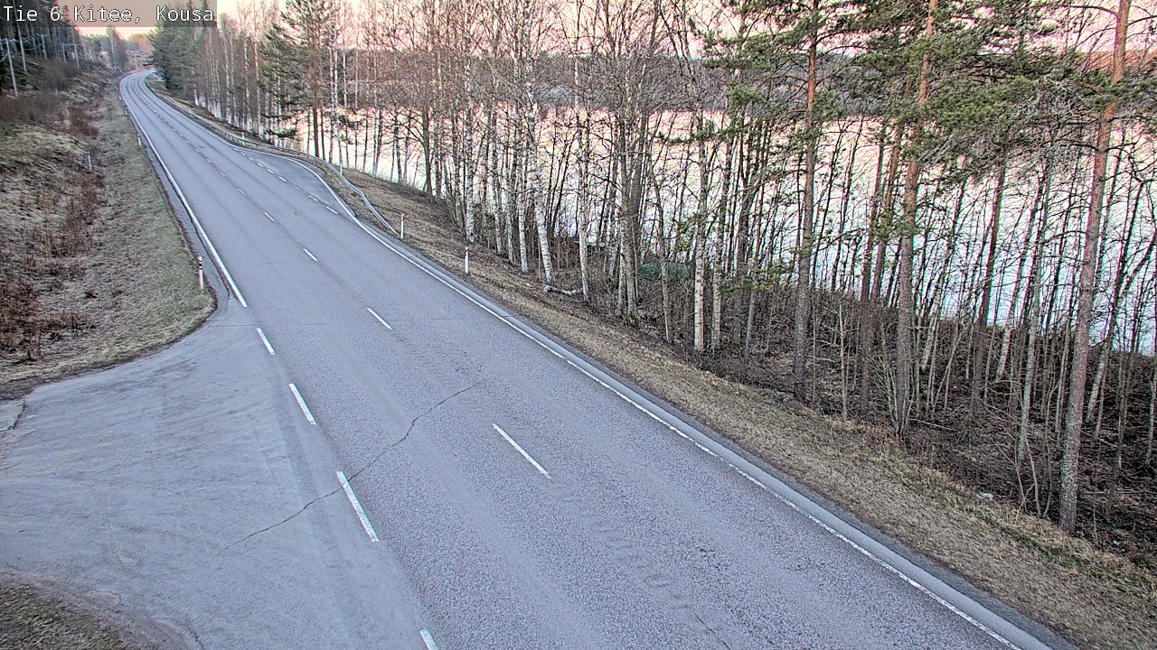 Weather Camera Image Väg 6, Kitee, Kousa, Kitee, Pohjois-Karjala