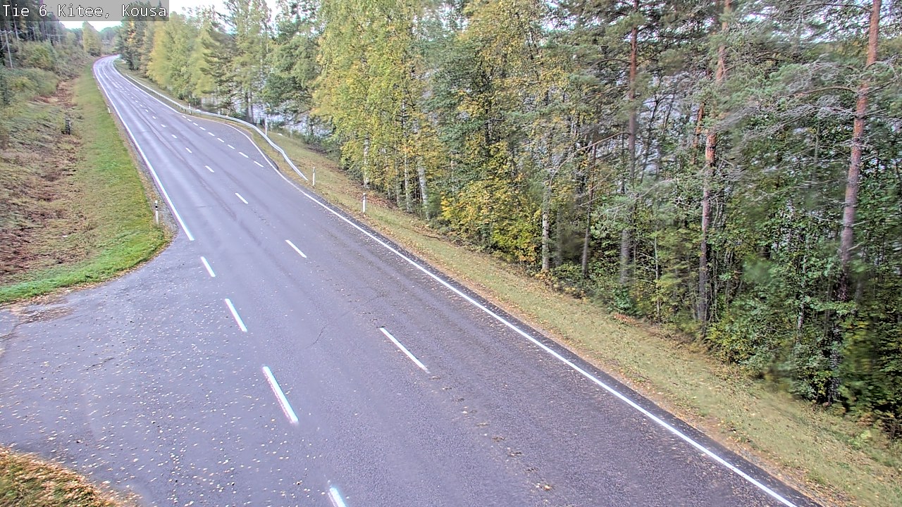 Weather Camera Image Road 6, Kitee, Kousa, Kitee, Pohjois-Karjala