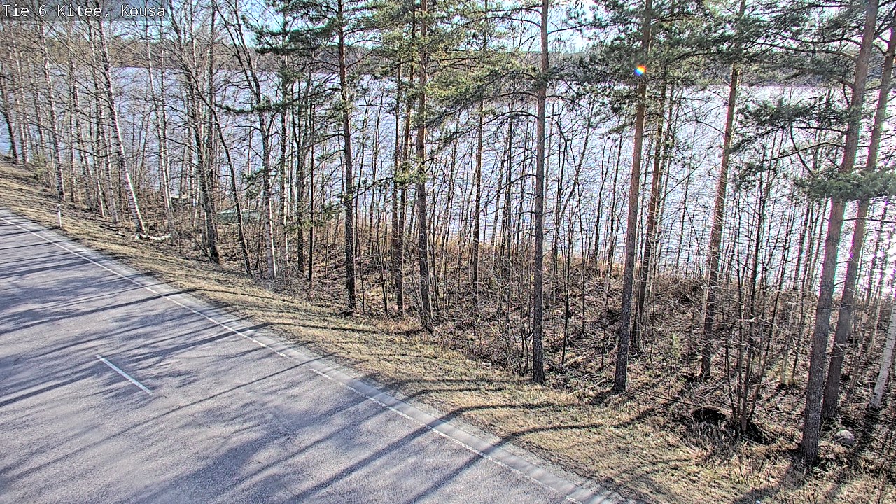 Weather Camera Image Väg 6, Kitee, Kousa, Kitee, Pohjois-Karjala