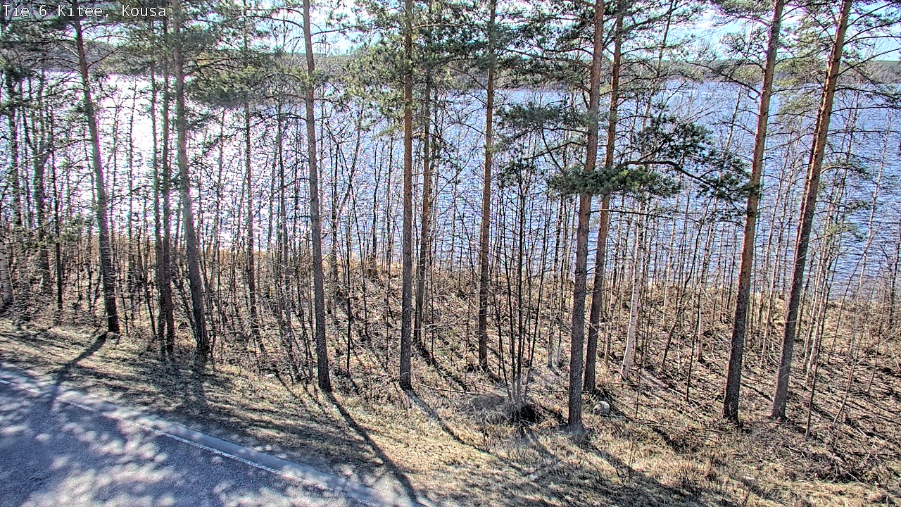 Weather Camera Image Väg 6, Kitee, Kousa, Kitee, Pohjois-Karjala