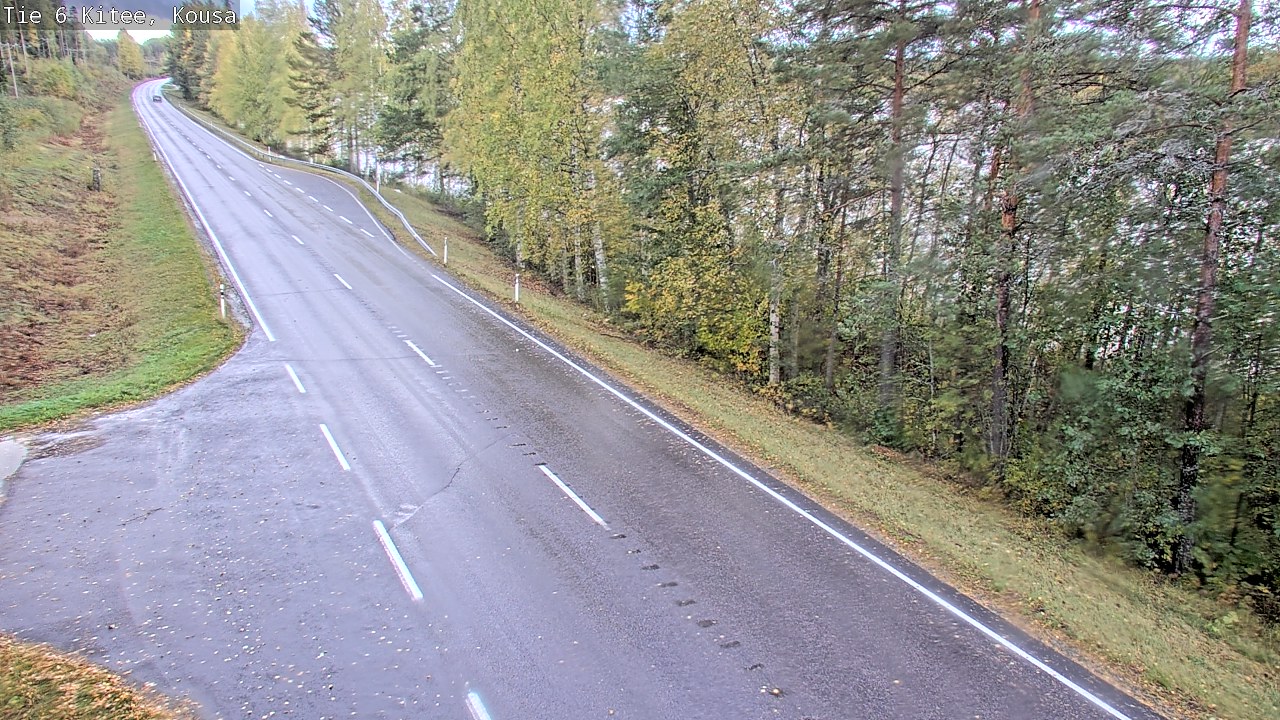 Weather Camera Image Road 6, Kitee, Kousa, Kitee, Pohjois-Karjala