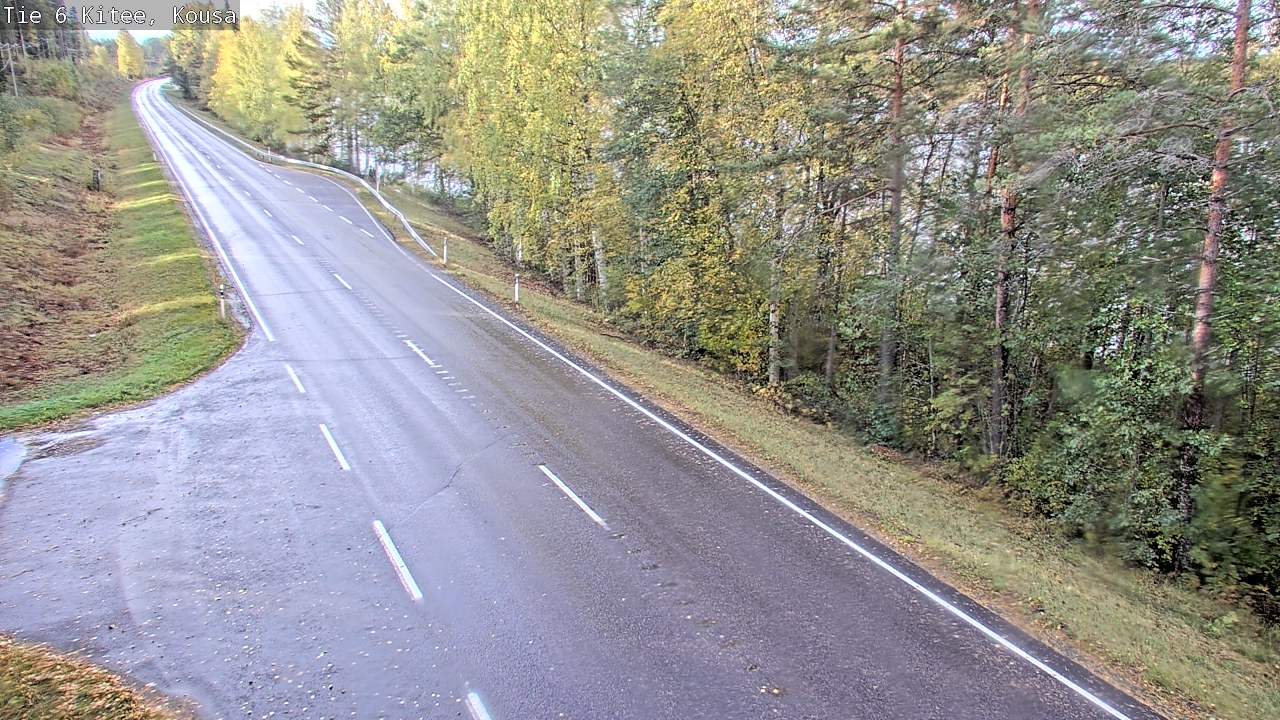 Weather Camera Image Road 6, Kitee, Kousa, Kitee, Pohjois-Karjala