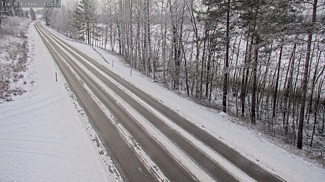 Weather Camera Image Väg 6, Kitee, Kousa, Kitee, Pohjois-Karjala