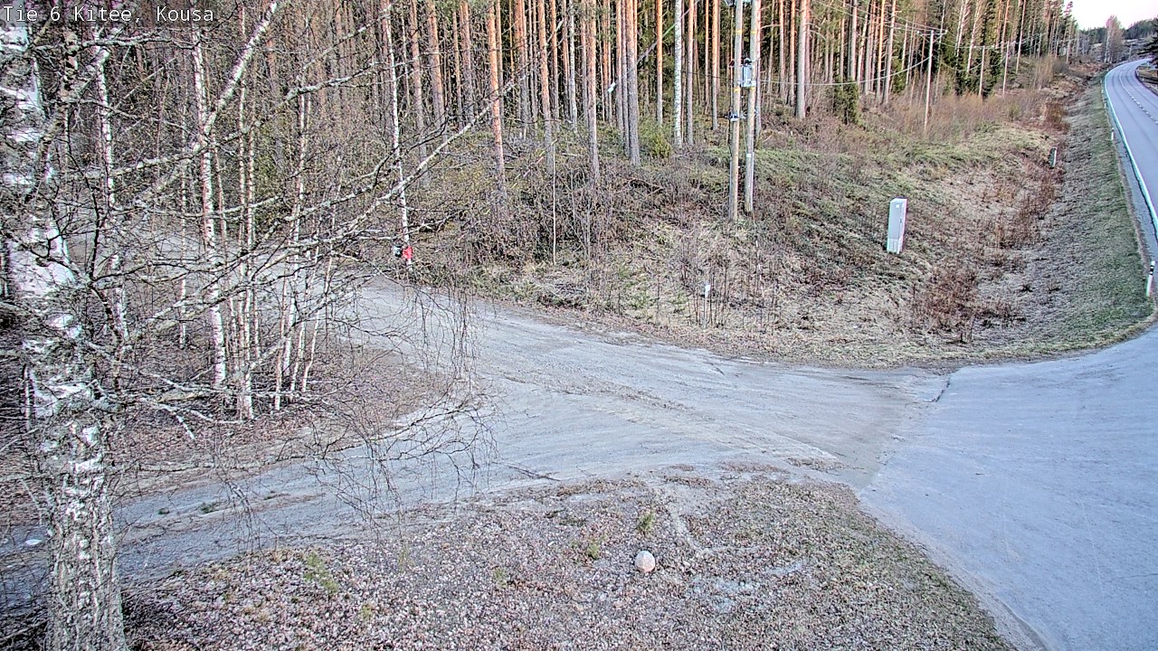Weather Camera Image Väg 6, Kitee, Kousa, Kitee, Pohjois-Karjala