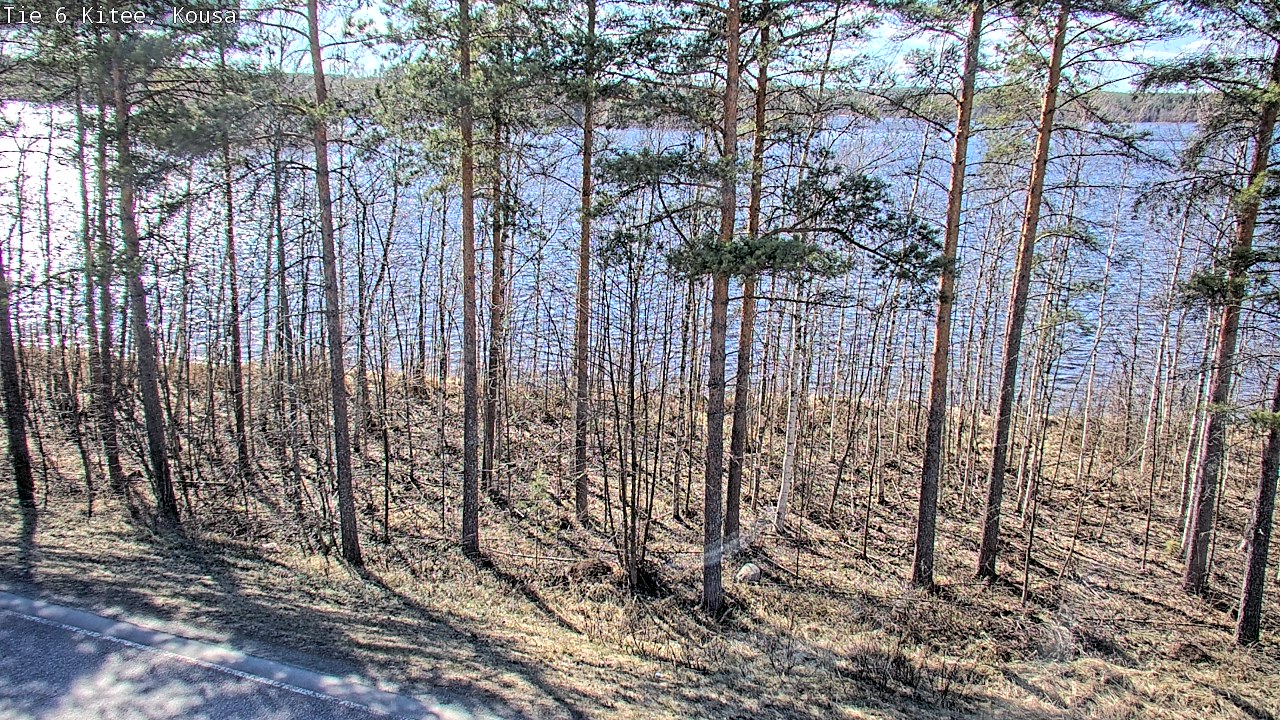 Weather Camera Image Väg 6, Kitee, Kousa, Kitee, Pohjois-Karjala