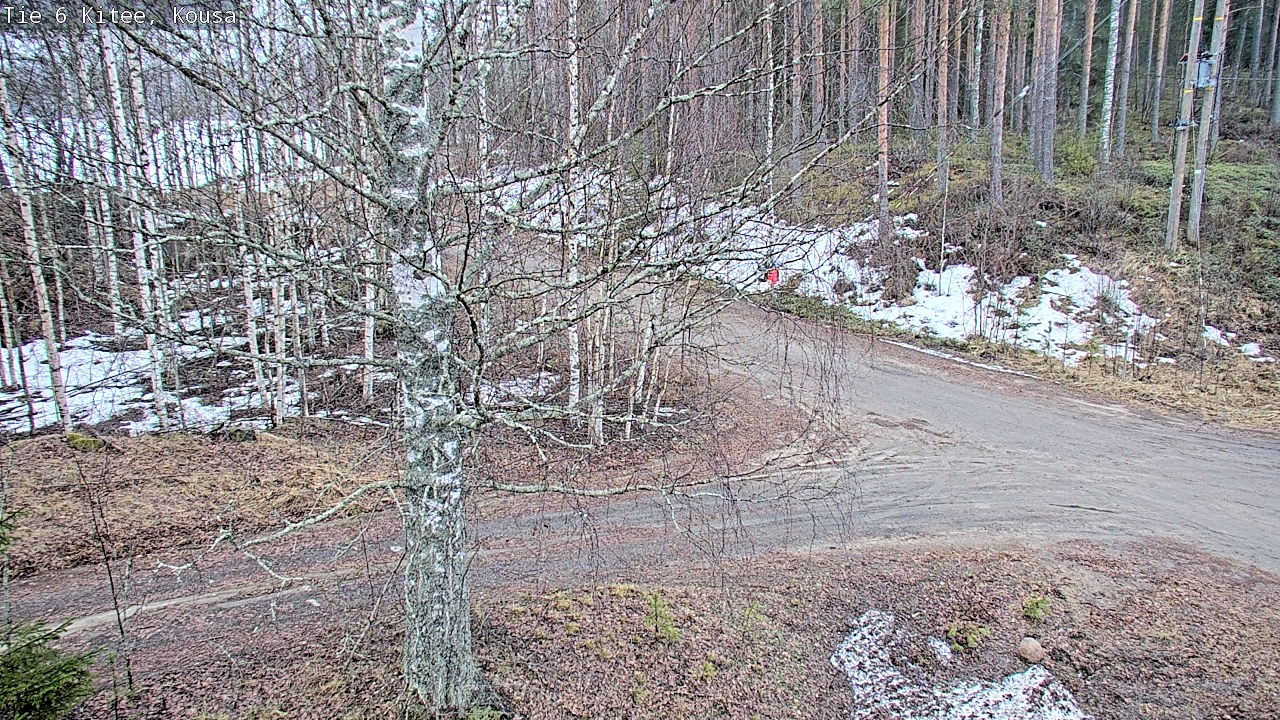 Weather Camera Image Road 6, Kitee, Kousa, Kitee, Pohjois-Karjala