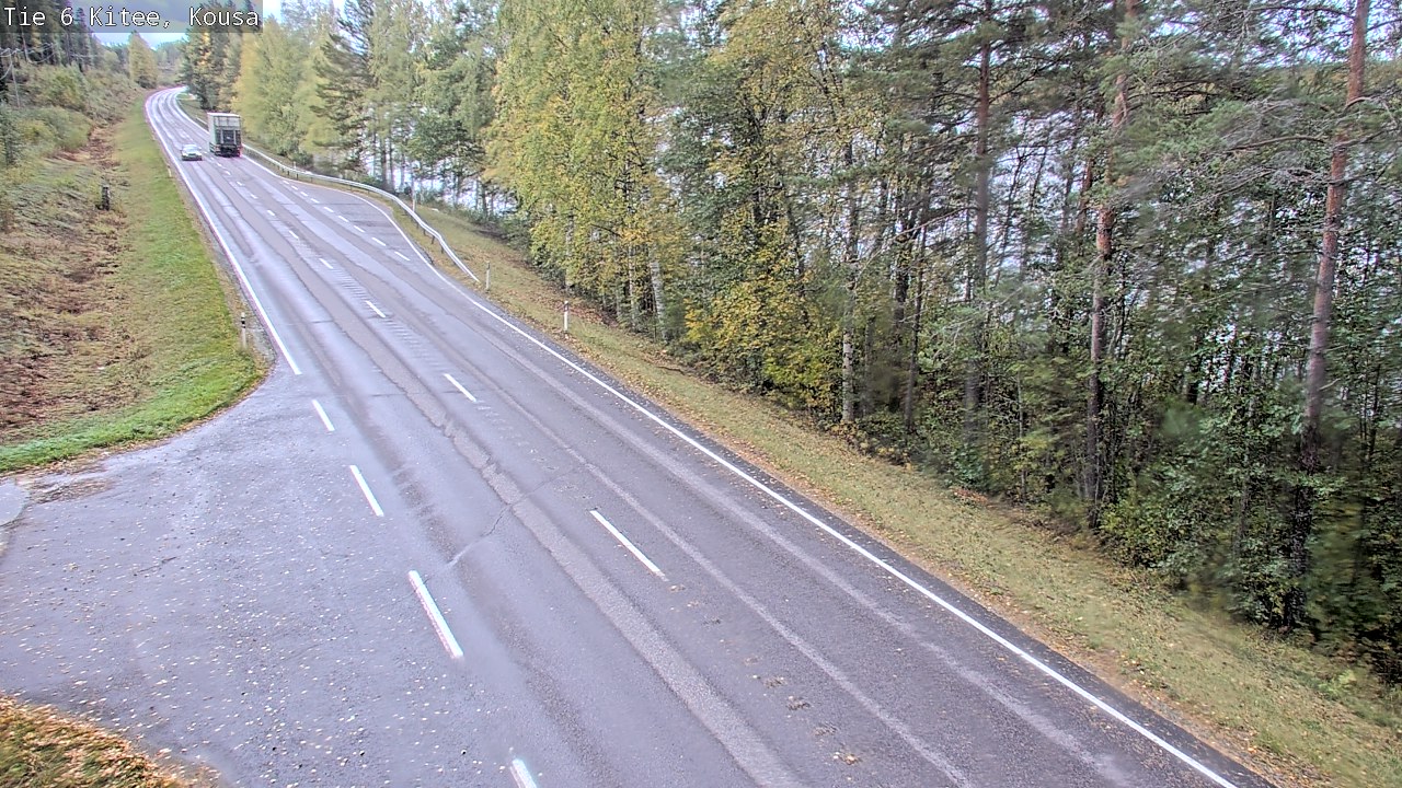 Weather Camera Image Road 6, Kitee, Kousa, Kitee, Pohjois-Karjala