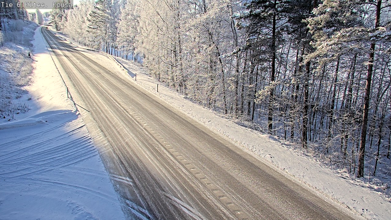 Weather Camera Image Väg 6, Kitee, Kousa, Kitee, Pohjois-Karjala