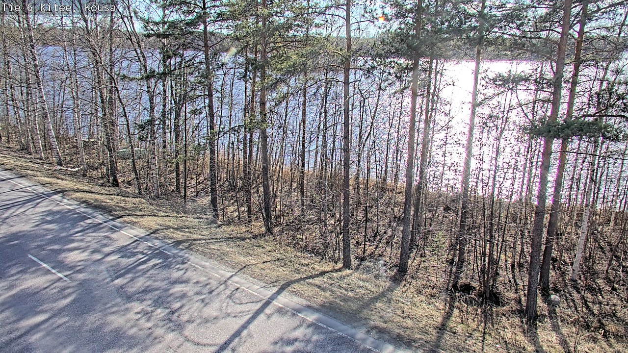 Weather Camera Image Väg 6, Kitee, Kousa, Kitee, Pohjois-Karjala