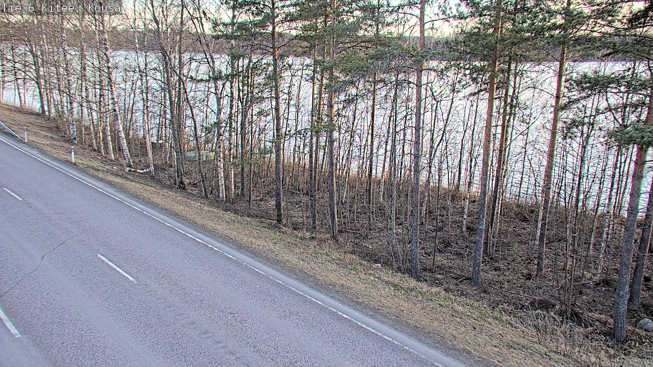 Weather Camera Image Väg 6, Kitee, Kousa, Kitee, Pohjois-Karjala