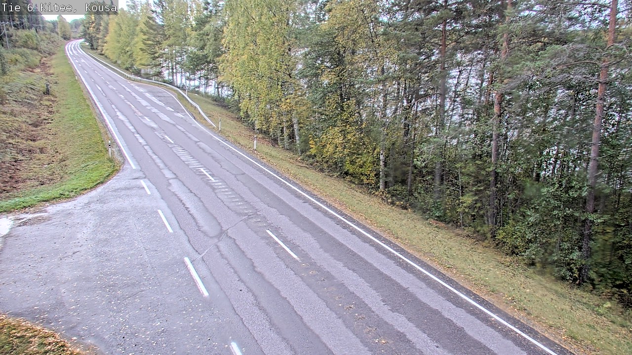 Weather Camera Image Road 6, Kitee, Kousa, Kitee, Pohjois-Karjala