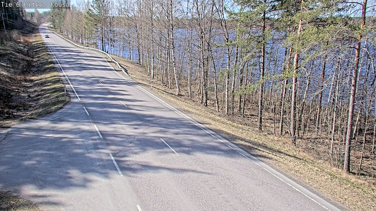 Weather Camera Image Väg 6, Kitee, Kousa, Kitee, Pohjois-Karjala