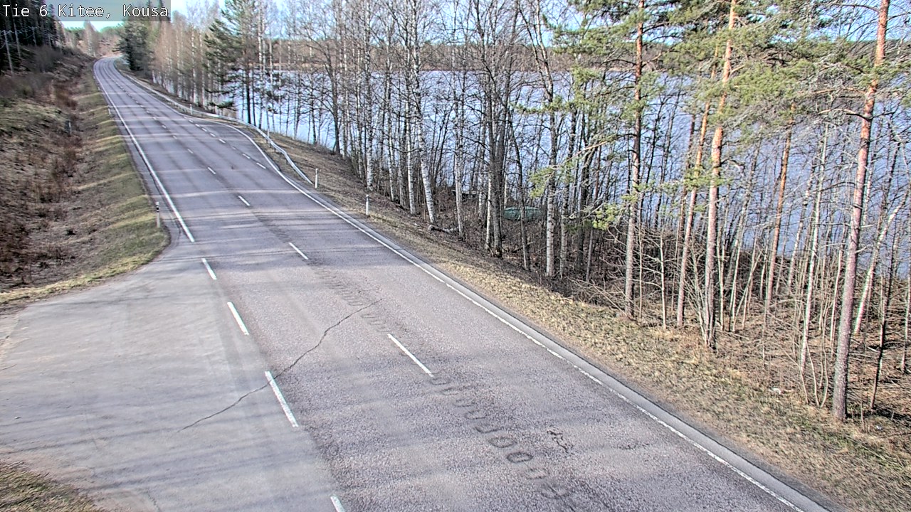 Weather Camera Image Väg 6, Kitee, Kousa, Kitee, Pohjois-Karjala