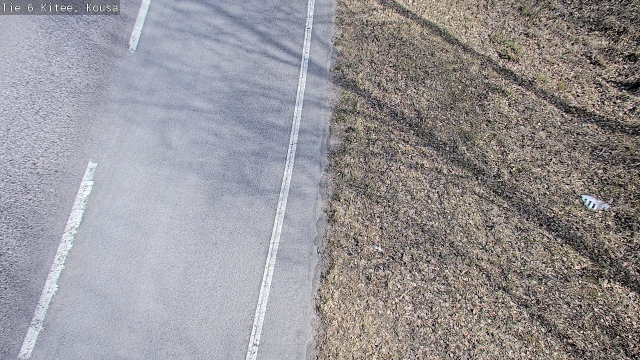 Weather Camera Image Road 6, Kitee, Kousa, Kitee, Pohjois-Karjala