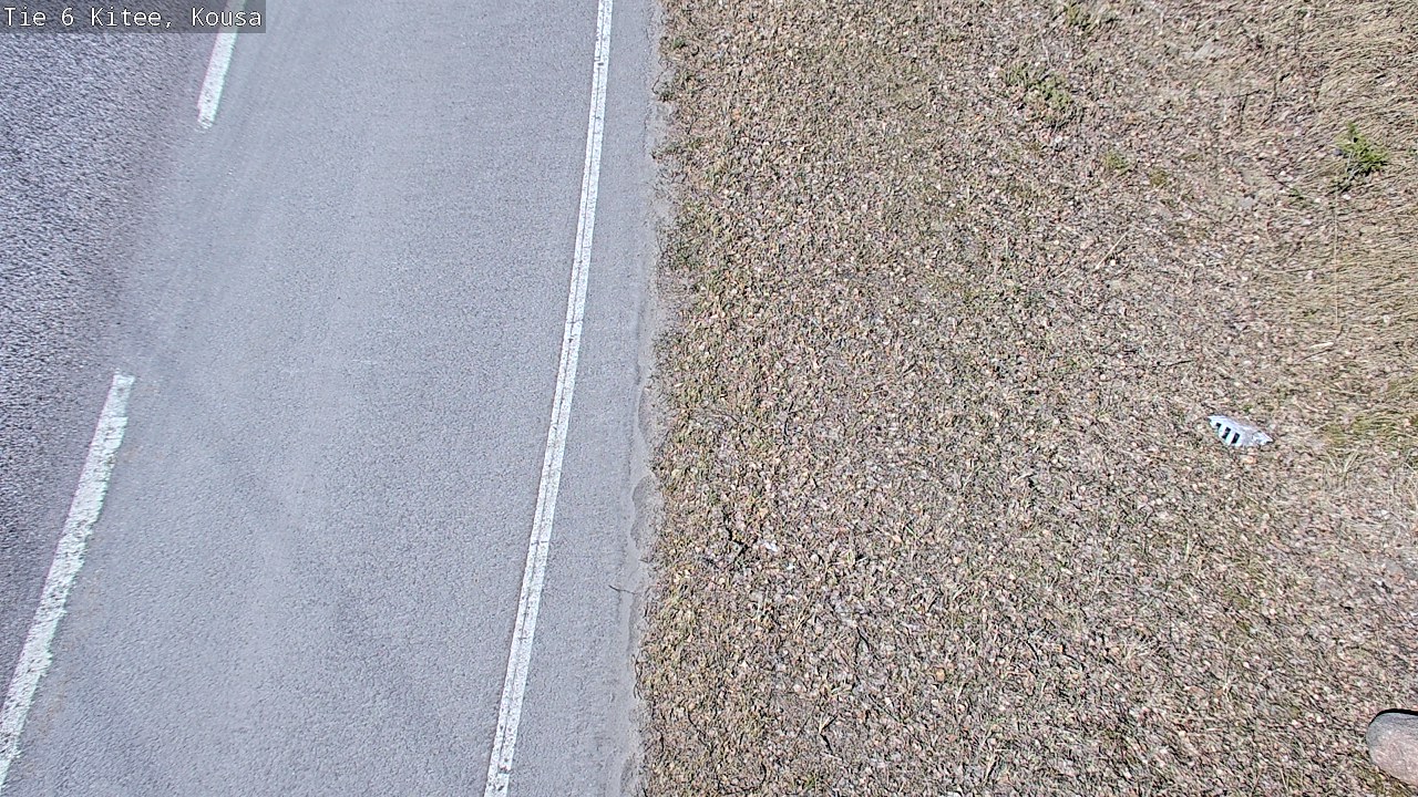 Weather Camera Image Väg 6, Kitee, Kousa, Kitee, Pohjois-Karjala