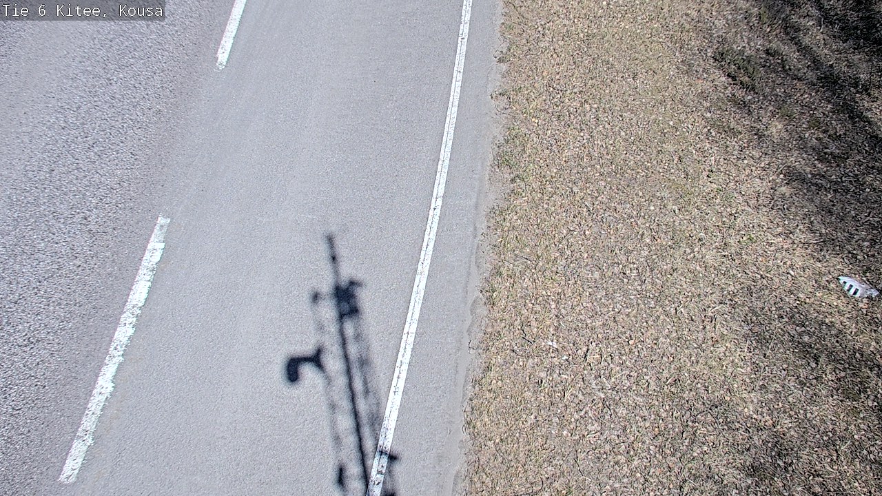 Weather Camera Image Road 6, Kitee, Kousa, Kitee, Pohjois-Karjala