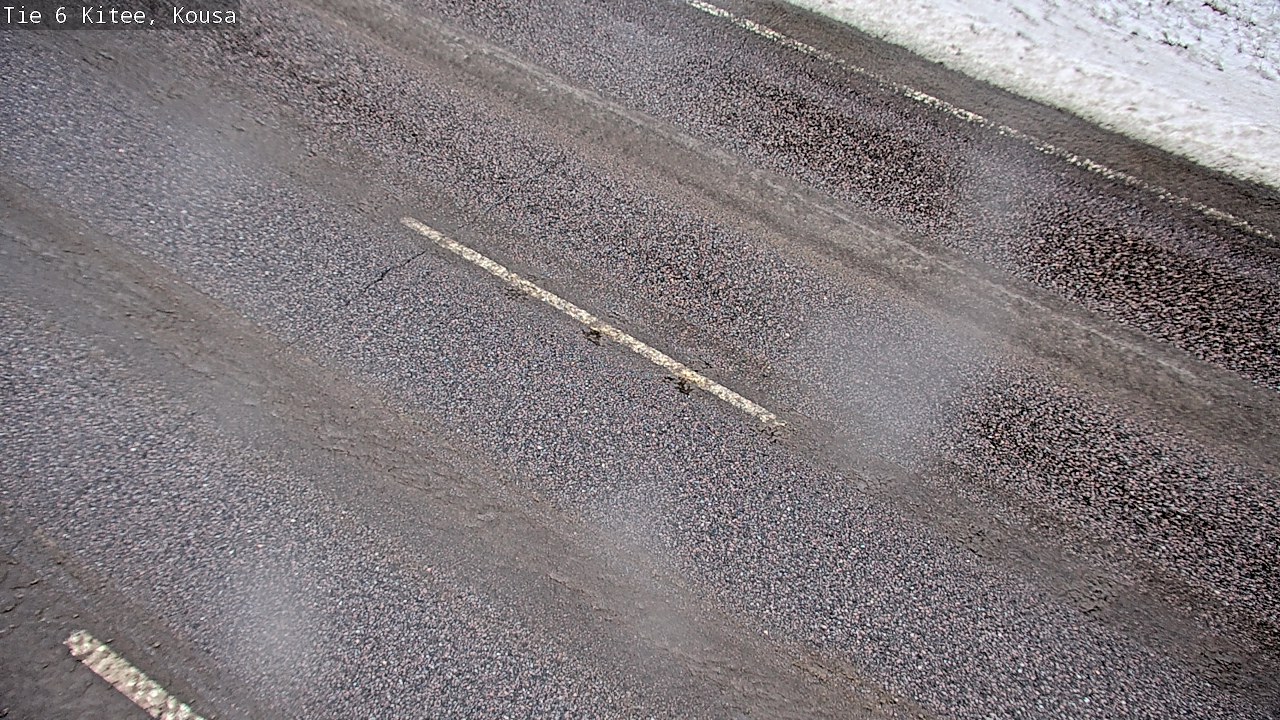 Weather Camera Image Road 6, Kitee, Kousa, Kitee, Pohjois-Karjala