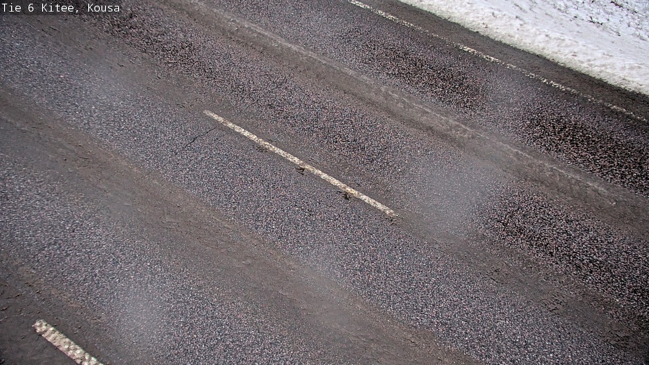 Weather Camera Image Road 6, Kitee, Kousa, Kitee, Pohjois-Karjala