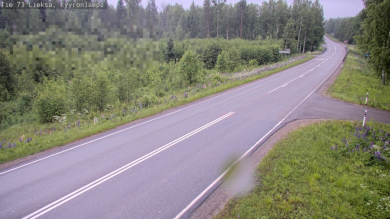 Kelikamerat Kuva Tie 73 Lieksa, Kyyrönlampi, Lieksa, Pohjois-Karjala
