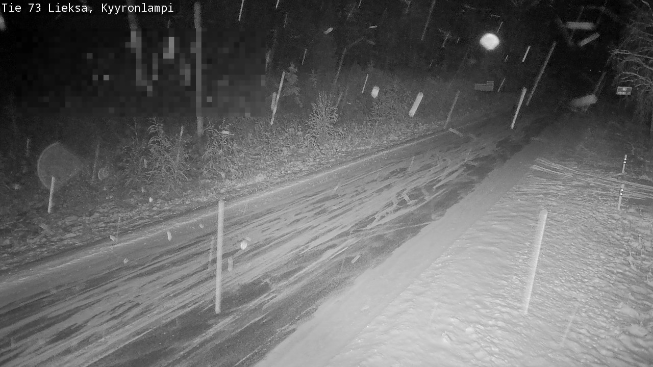 Weather Camera Image Road 73 Lieksa, Kyyrönlampi, Lieksa, Pohjois-Karjala