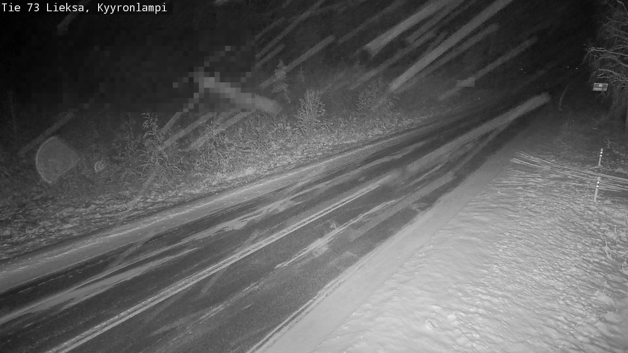 Weather Camera Image Road 73 Lieksa, Kyyrönlampi, Lieksa, Pohjois-Karjala