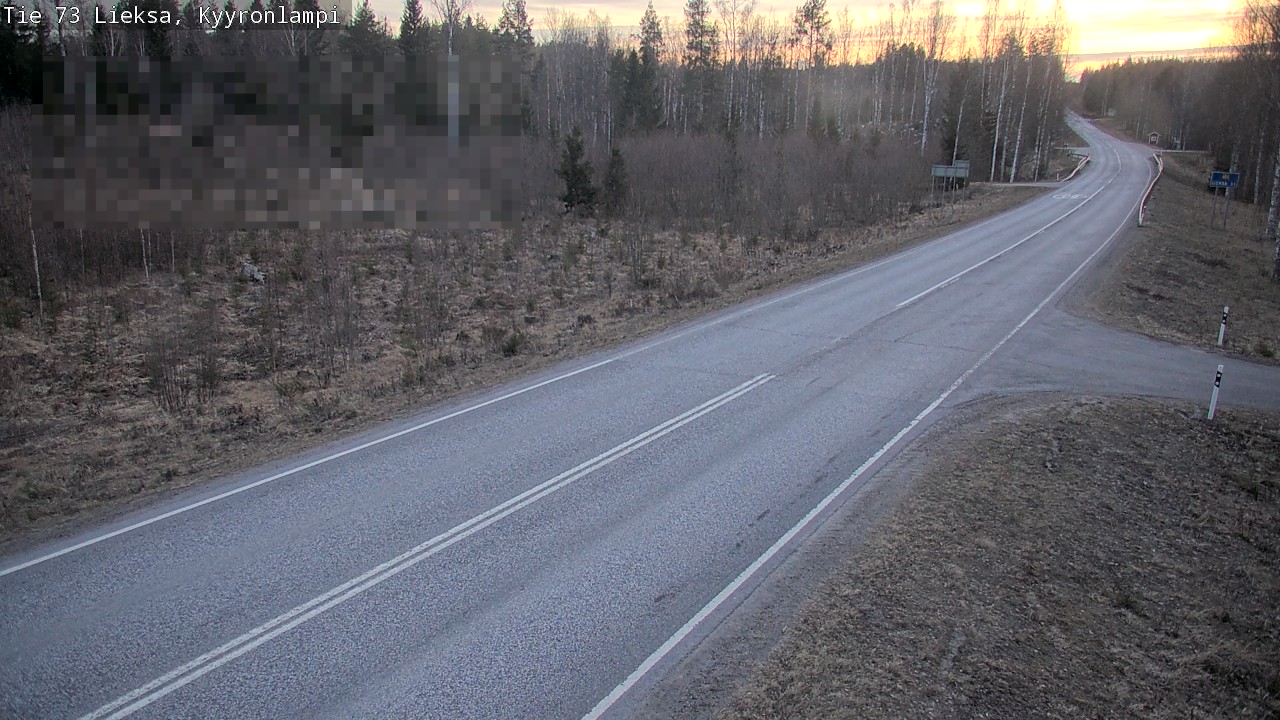Kelikamerat Kuva Tie 73 Lieksa, Kyyrönlampi, Lieksa, Pohjois-Karjala
