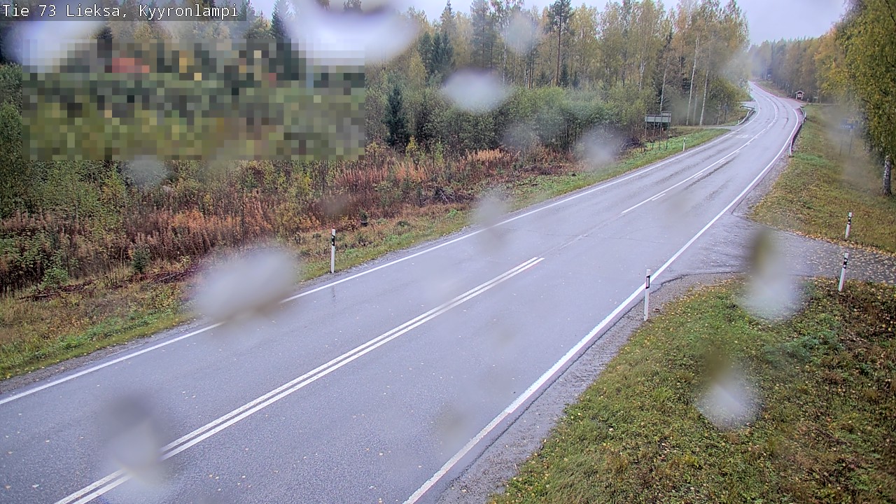 Weather Camera Image Väg 73 Lieksa, Kyyrönlampi, Lieksa, Pohjois-Karjala