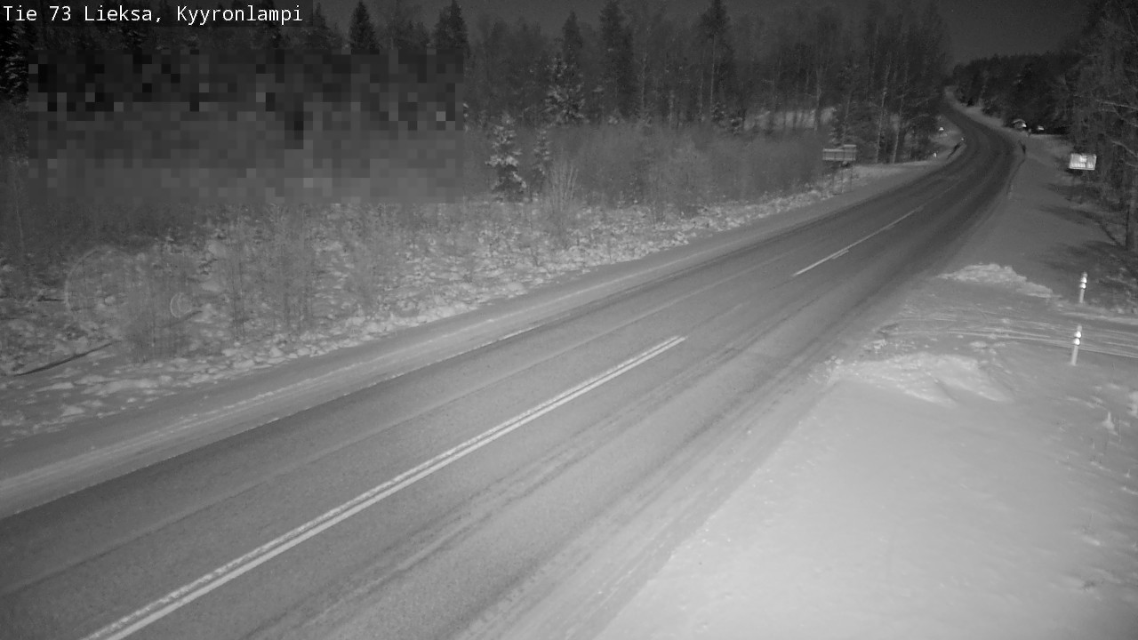 Weather Camera Image Road 73 Lieksa, Kyyrönlampi, Lieksa, Pohjois-Karjala