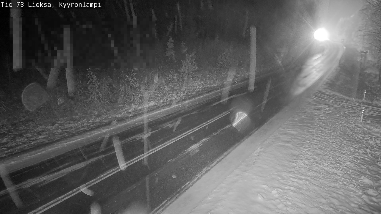 Weather Camera Image Road 73 Lieksa, Kyyrönlampi, Lieksa, Pohjois-Karjala
