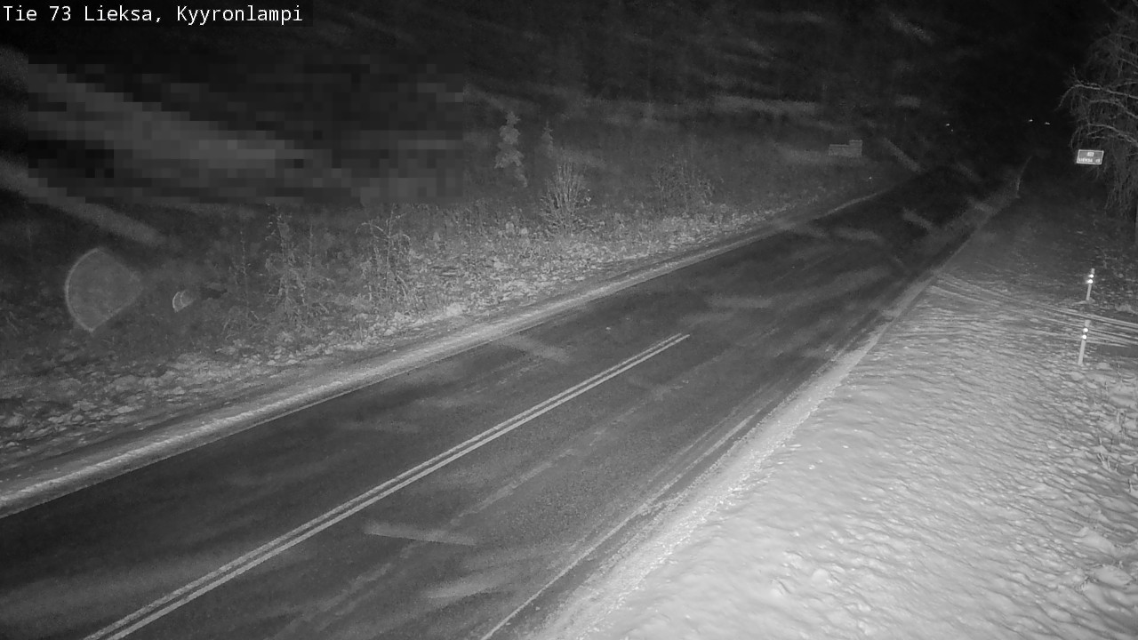 Weather Camera Image Road 73 Lieksa, Kyyrönlampi, Lieksa, Pohjois-Karjala