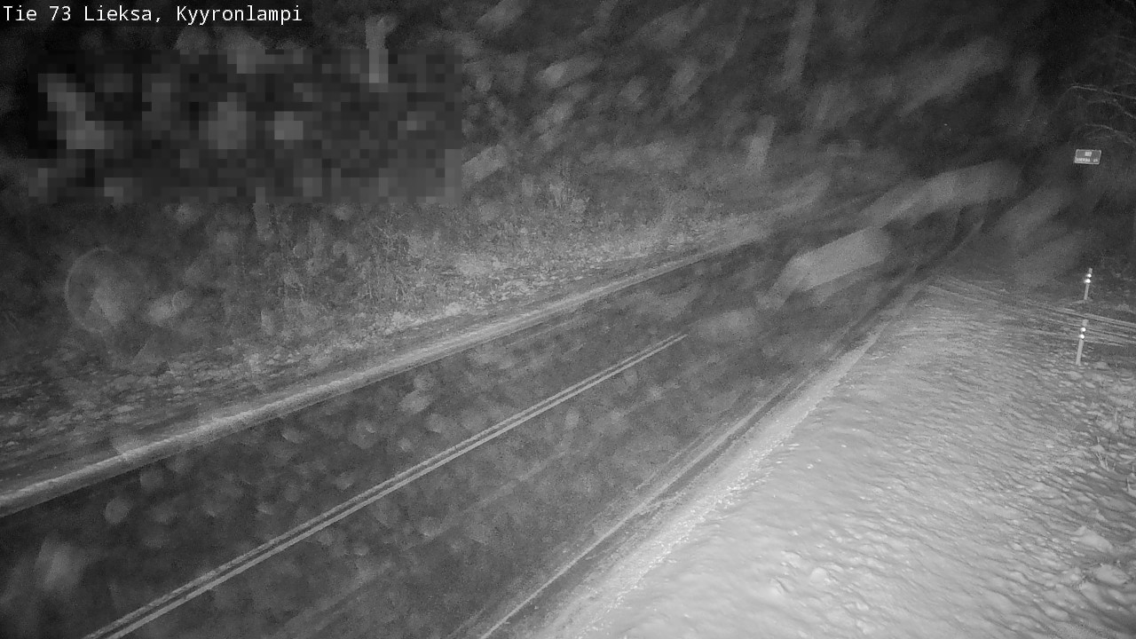 Weather Camera Image Road 73 Lieksa, Kyyrönlampi, Lieksa, Pohjois-Karjala