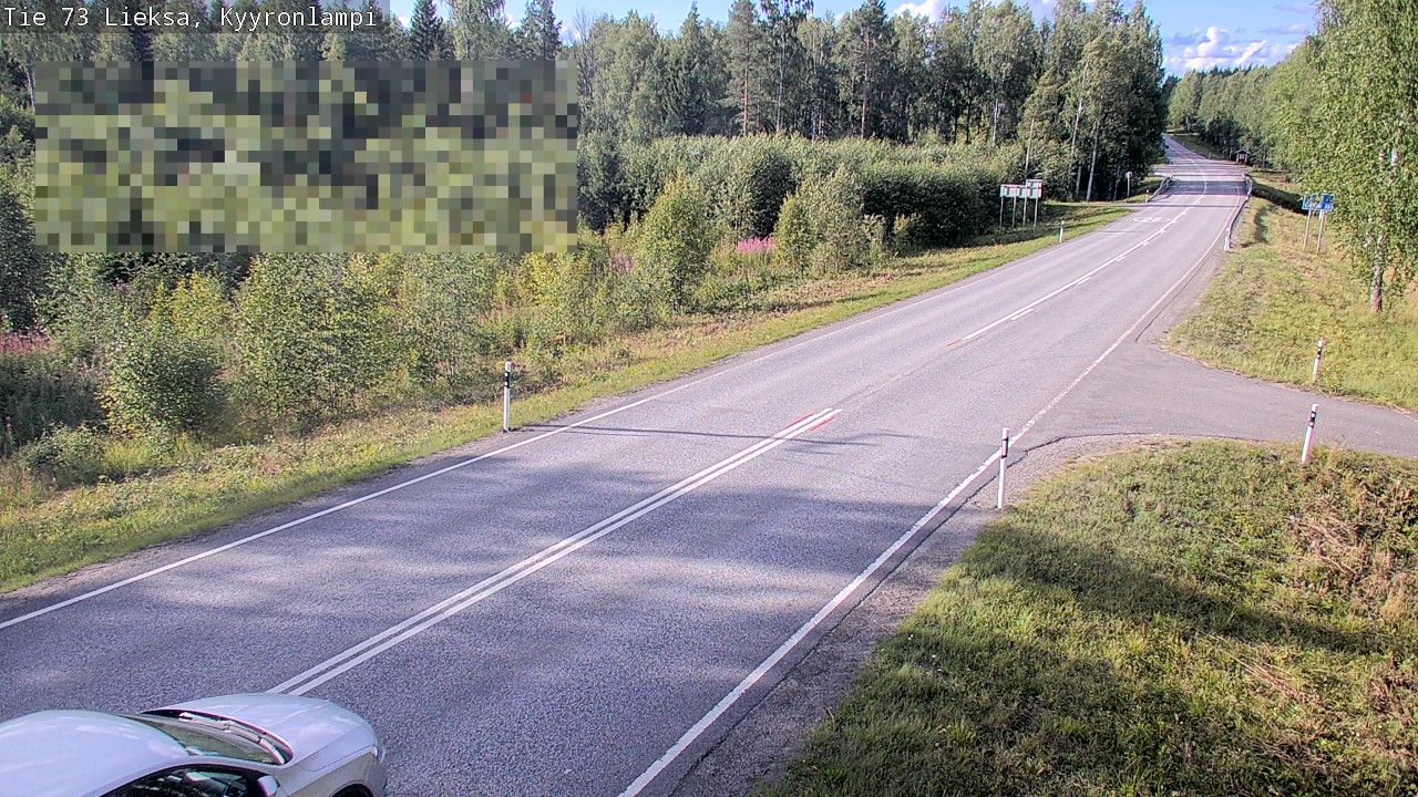Weather Camera Image Road 73 Lieksa, Kyyrönlampi, Lieksa, Pohjois-Karjala