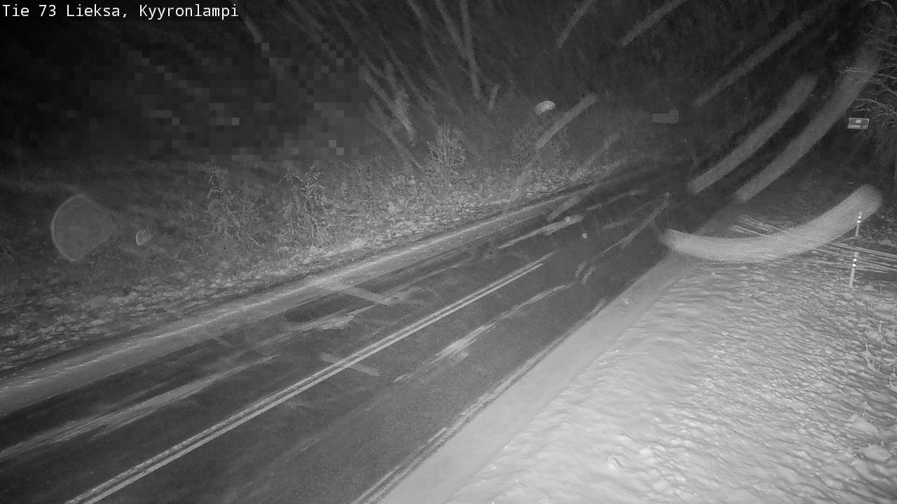 Weather Camera Image Road 73 Lieksa, Kyyrönlampi, Lieksa, Pohjois-Karjala