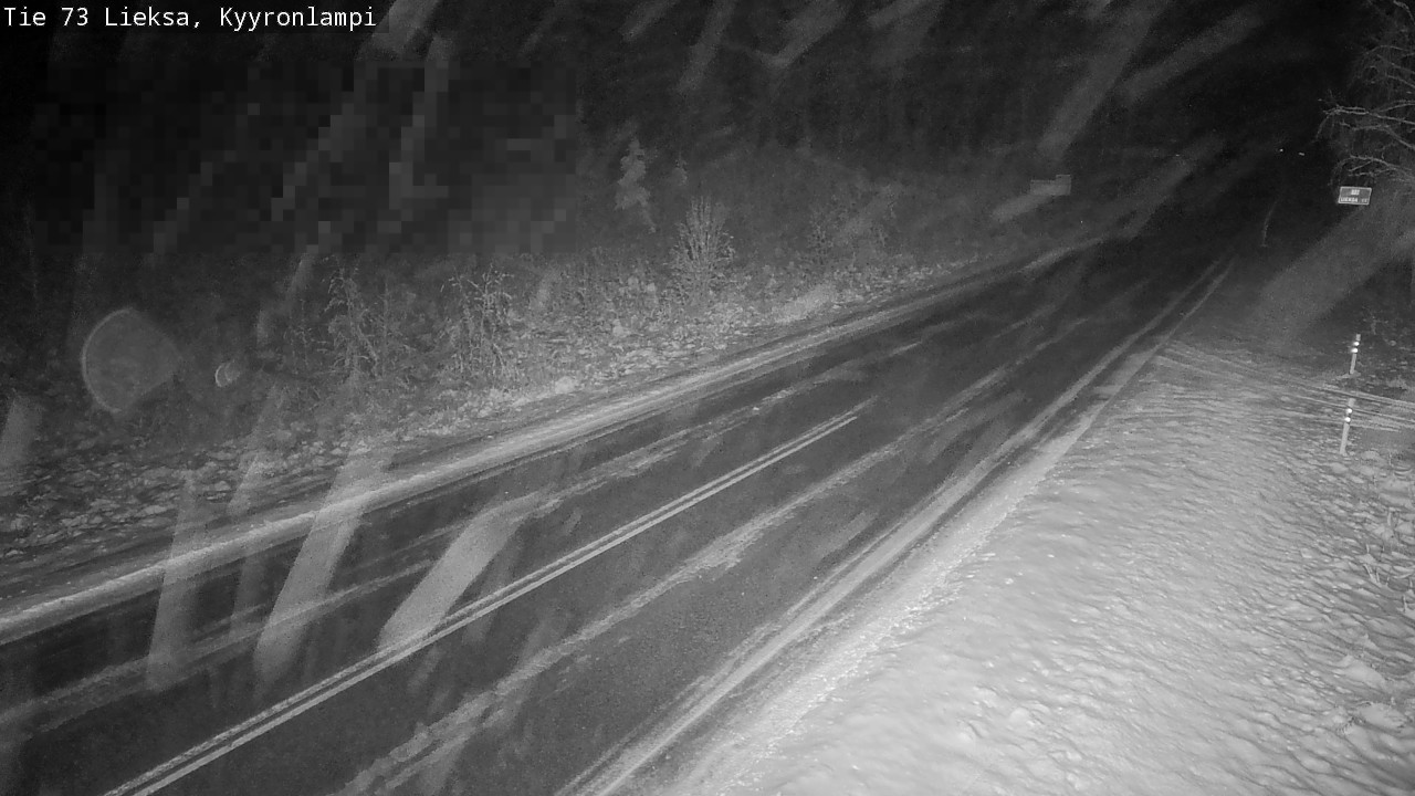 Weather Camera Image Road 73 Lieksa, Kyyrönlampi, Lieksa, Pohjois-Karjala